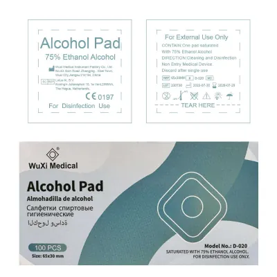 75% Ethanol Alcohol Pads