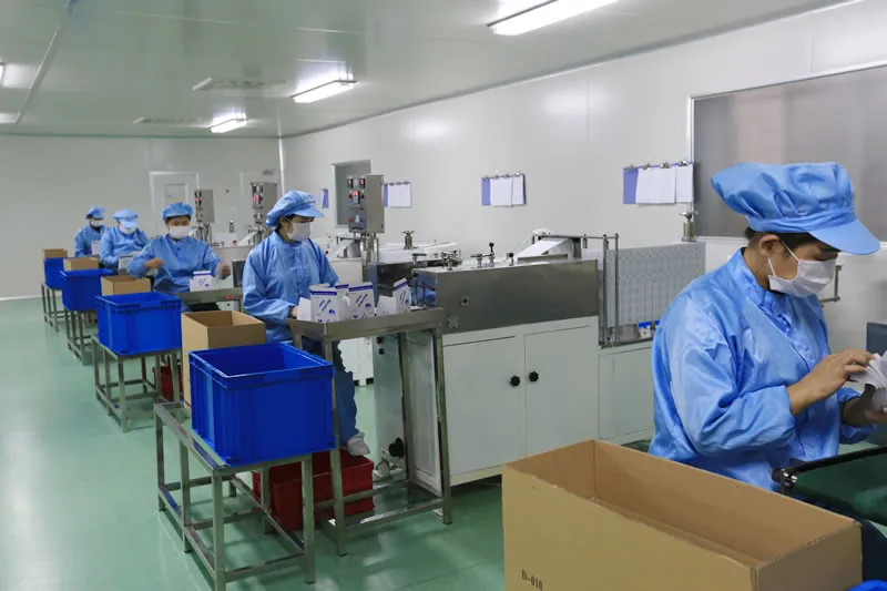 Alcohol cleaning wipes production