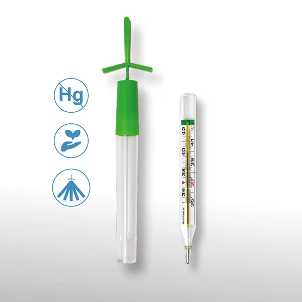 Gallium Thermometers, with shaking case