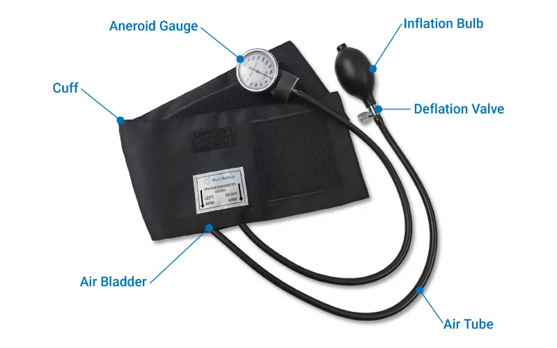 Components of Mechanical Blood Pressure Monitors